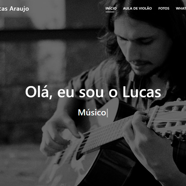 Lucas Araujo - Professor de violão