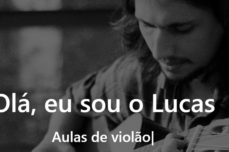 Lucas Araujo - Professor de violão